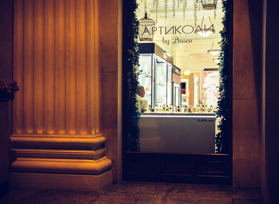 Prime Scents luxury perfume boutique interior