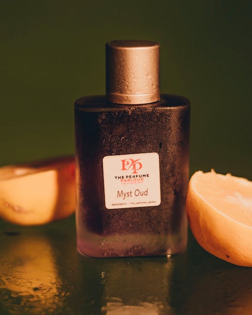 Amber Oud perfume bottle