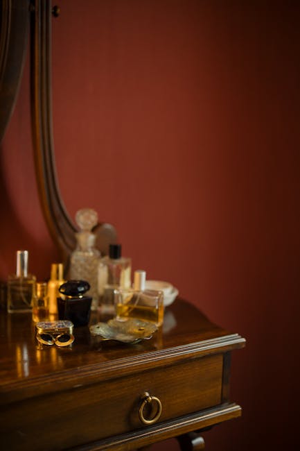 Elegant perfume bottle